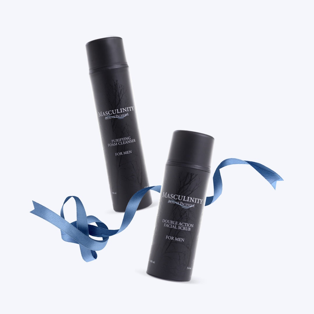 Skin cleansing | for men's skin | set | Masculinity Cleansing foam + Scrub